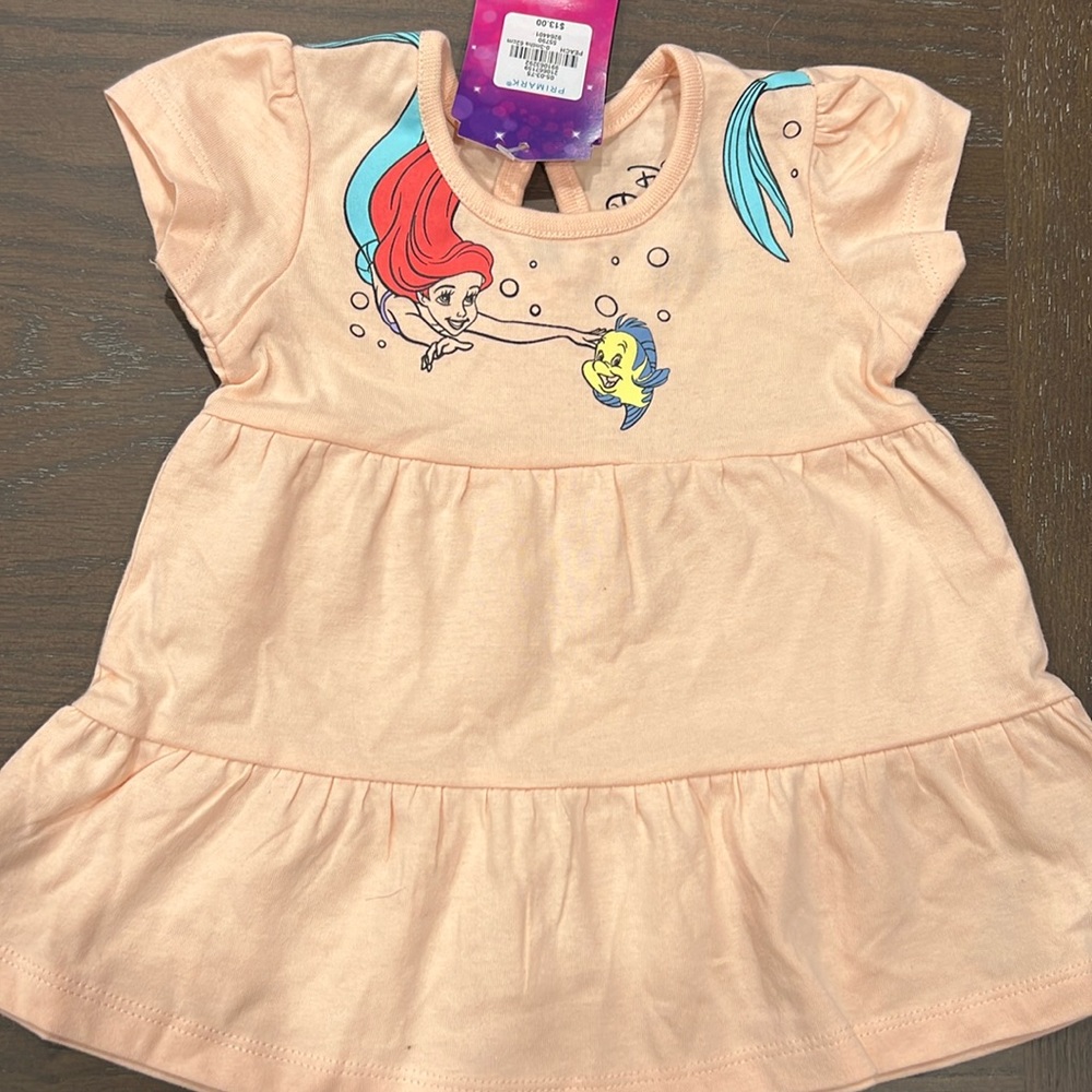 ✨BNWT✨ Little Mermaid peach dress